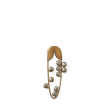 Fog Linen Work Brass Safety Pin with Bell (S)