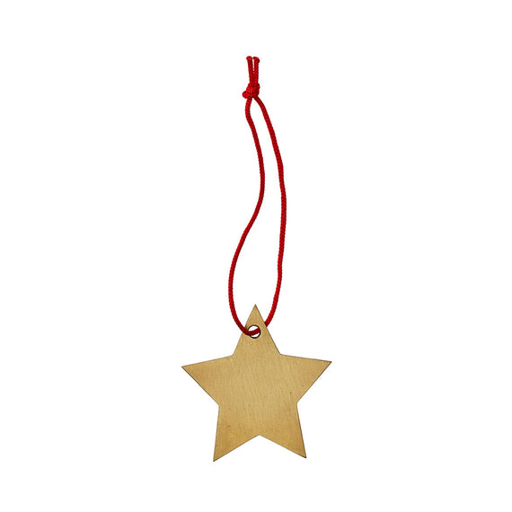 Fog Linen Work Brass Star Ornament
