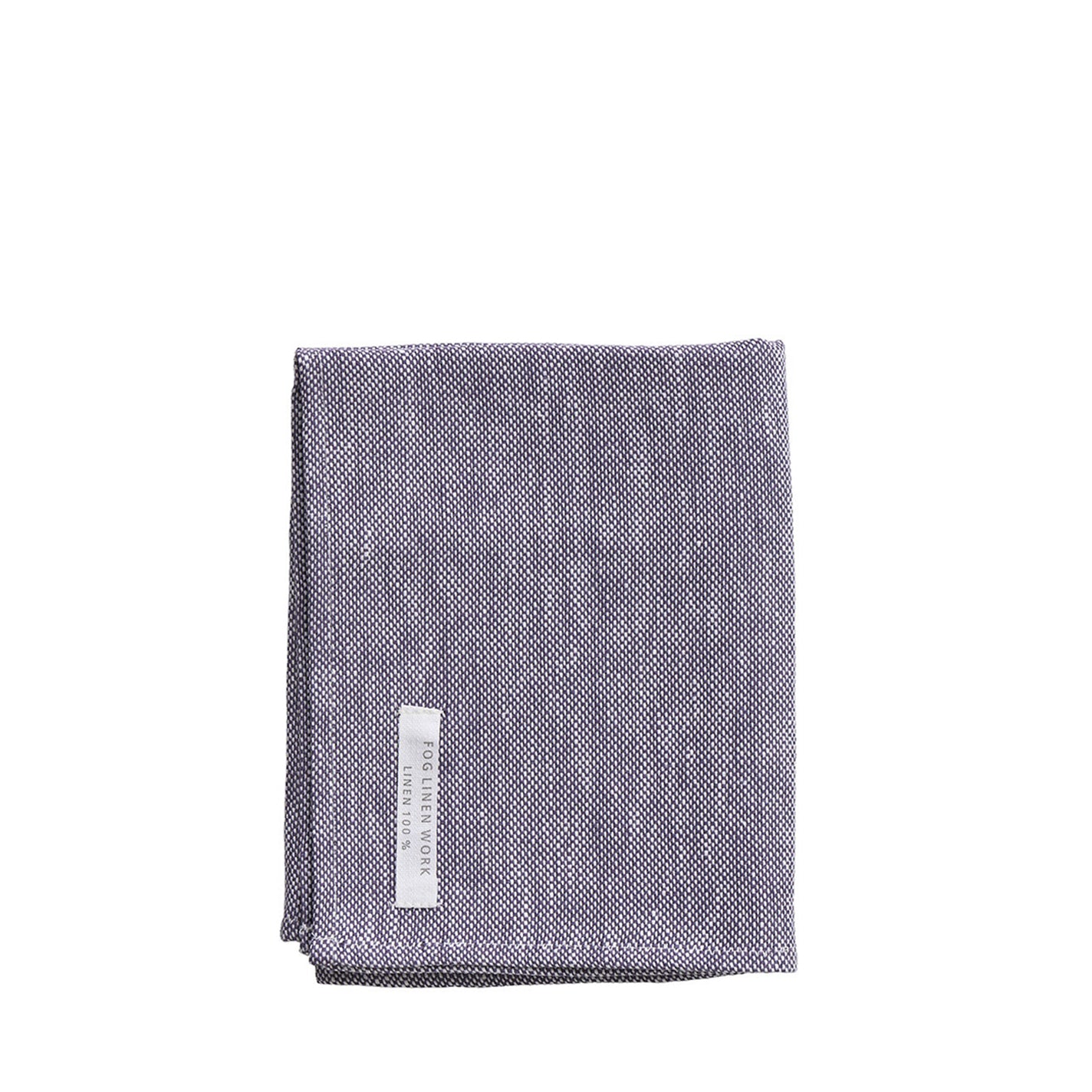 Fog Linen Work Chambray Hand Towel: Grey