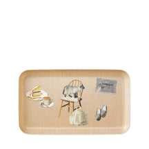 Fog Linen Work Linen Coated Tray (S): Misato Ogihara Living with Cat