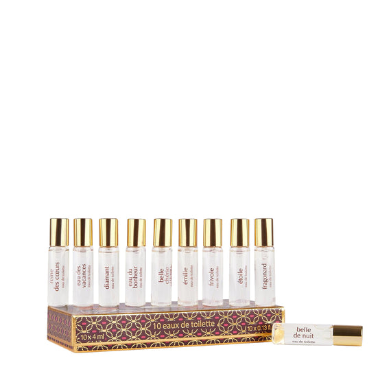 Fragonard Dix EDT Gift Set 10 x 4ml Sprays