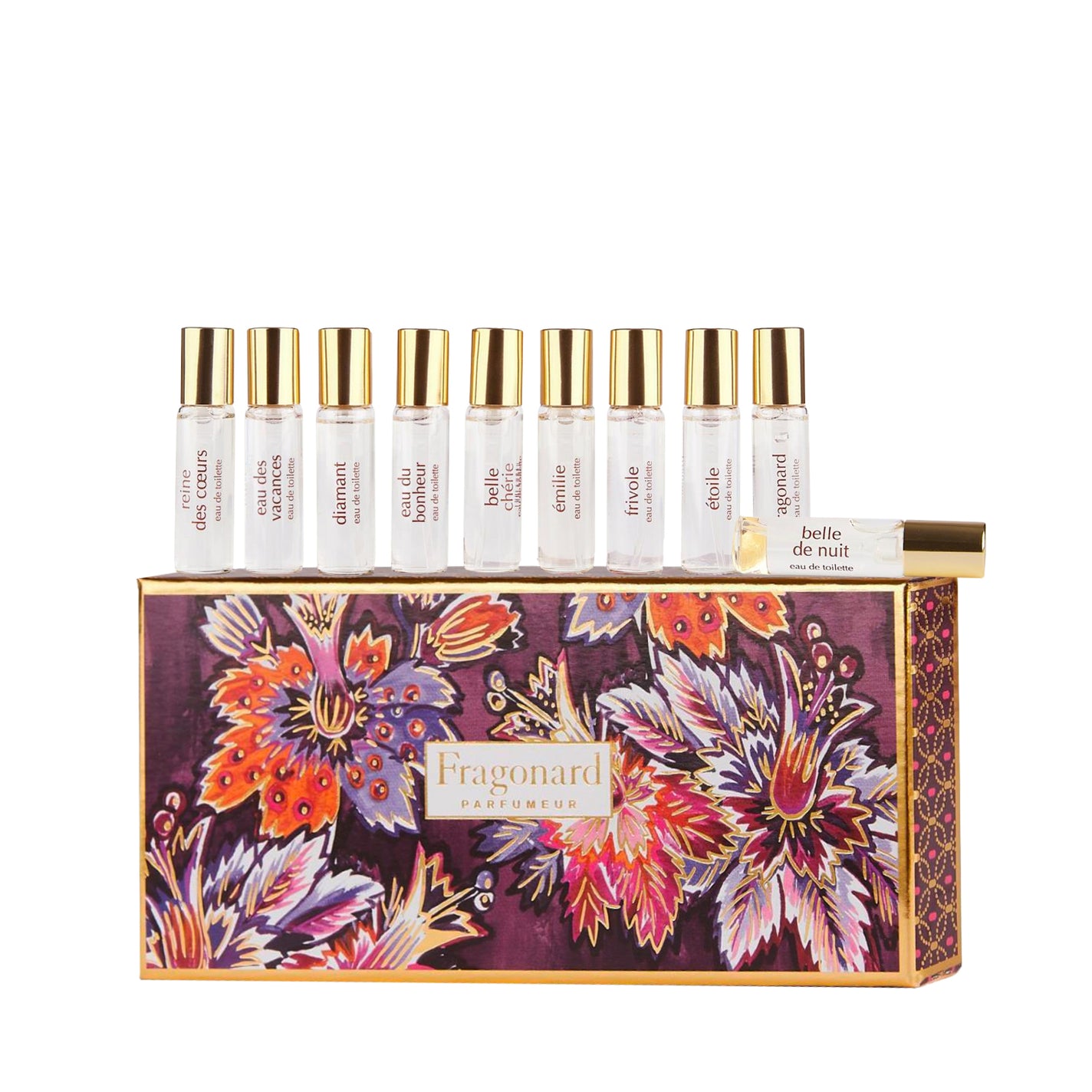 Fragonard Dix EDT Gift Set 10 x 4ml Sprays