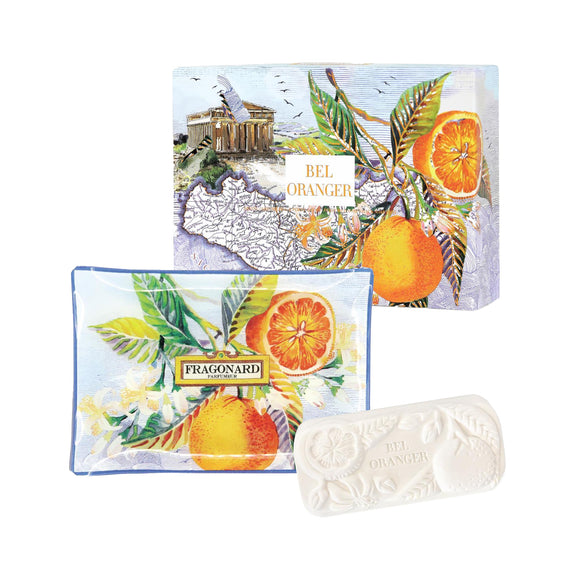Fragonard Bel Oranger Perfumed Soap & Dish Set