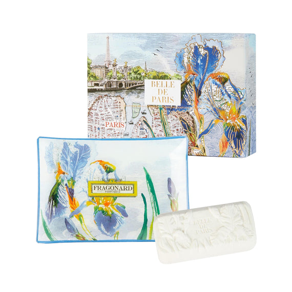 Fragonard Belle De Paris Soap & Dish Set