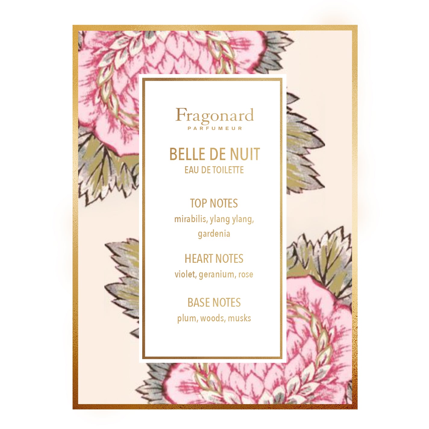 Fragonard Belle de Nuit Perfumed Body Lotion