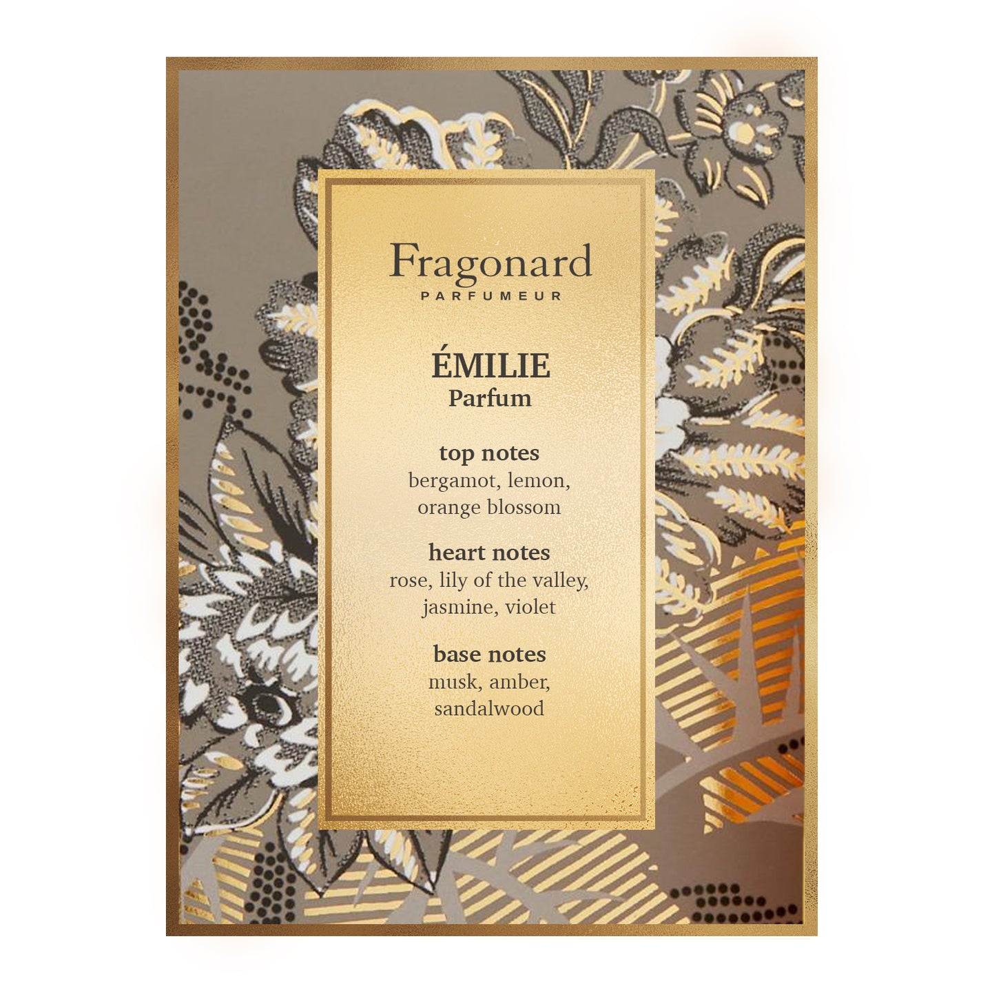 Sample Vial - Fragonard Emilie 'Estagon' Parfum