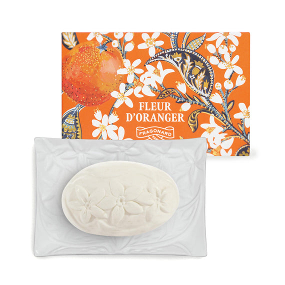 Fragonard Fleur d'Oranger Perfumed Soap & Dish Set