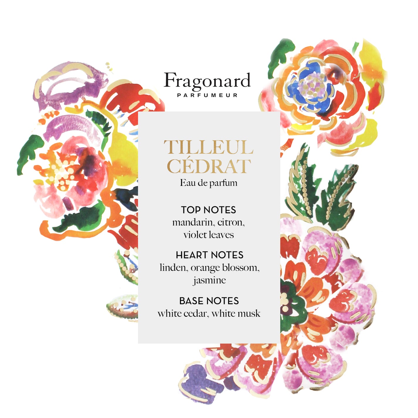Fragonard Tilleul Cedrat Perfumed Soap