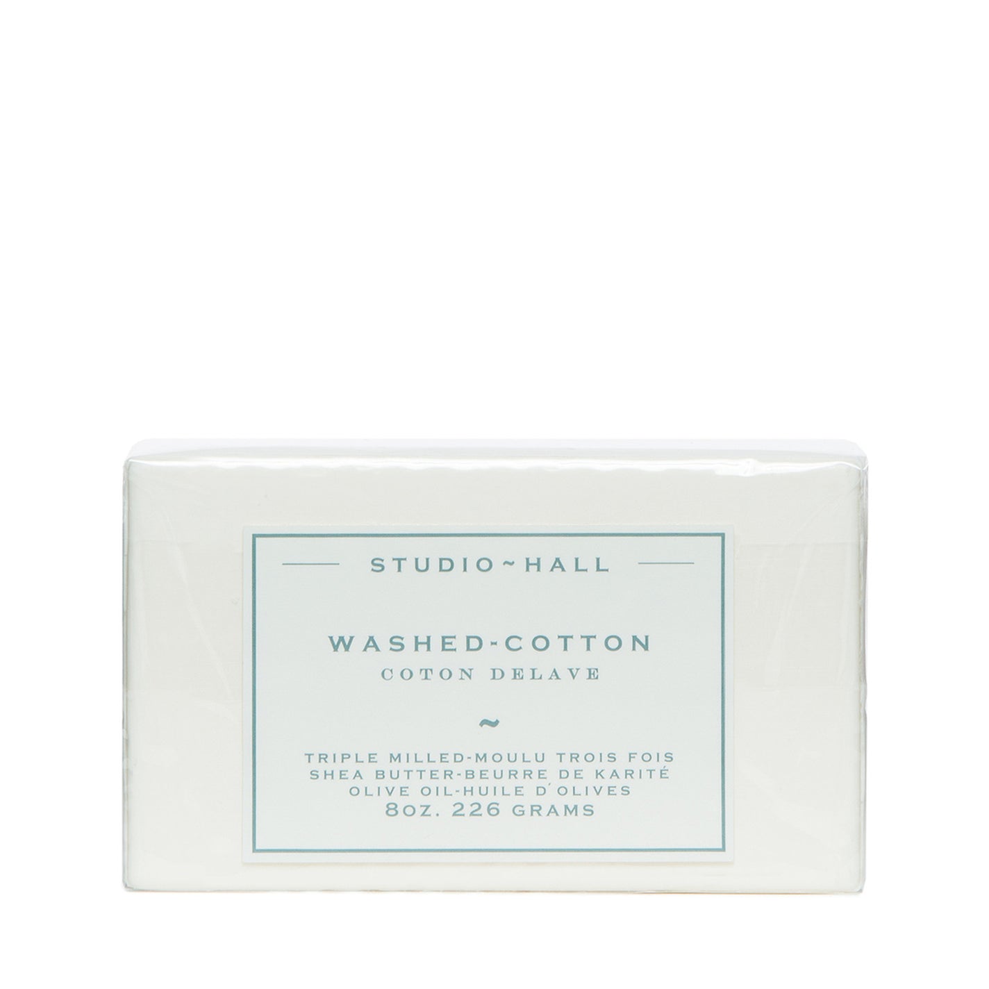 k. Hall Washed Cotton Triple Milled Bar Soap