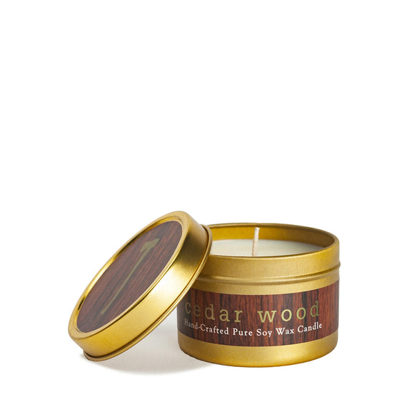 Kalastyle Cedar Wood Travel Candle