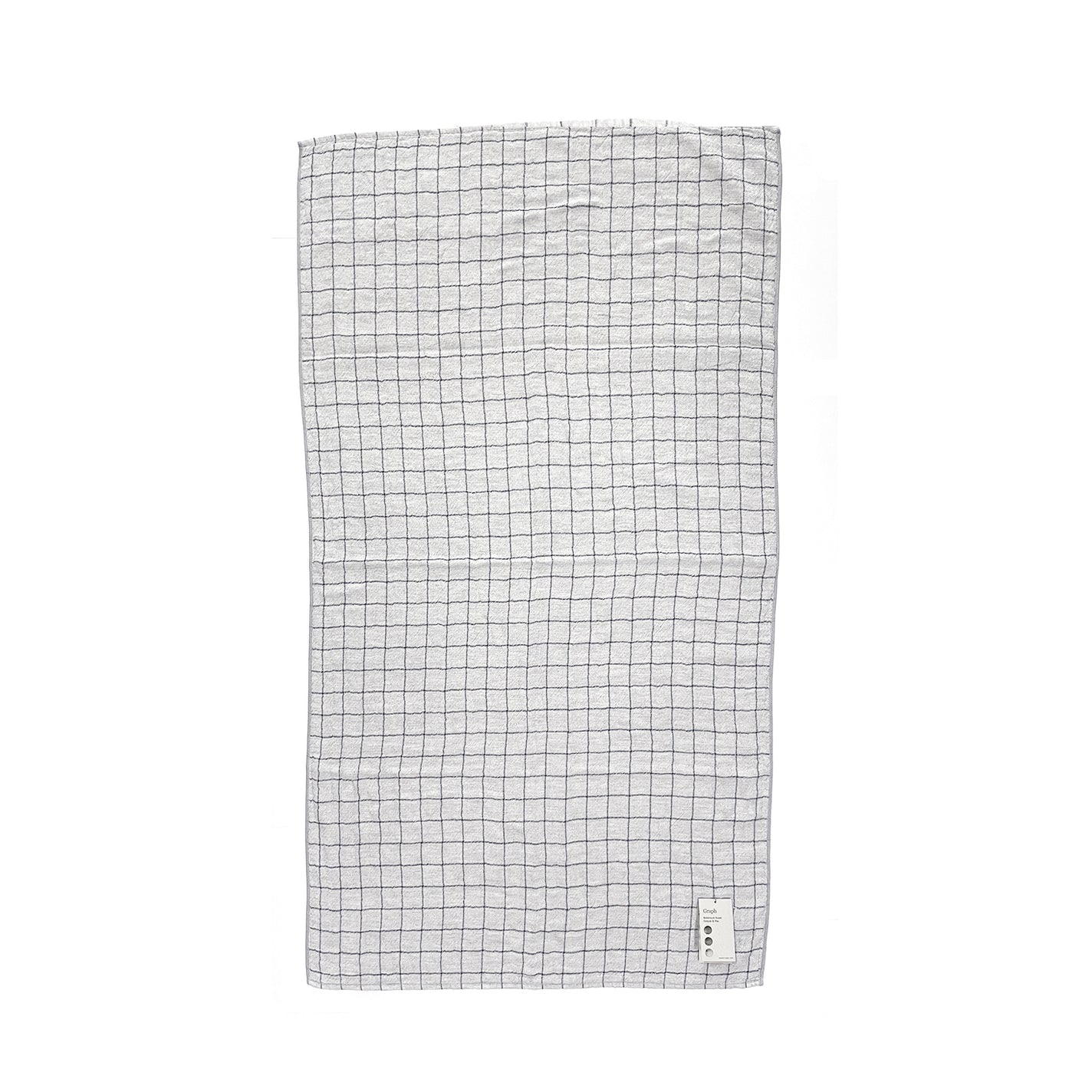 Kontex Graph Bath Sheet - Charcoal