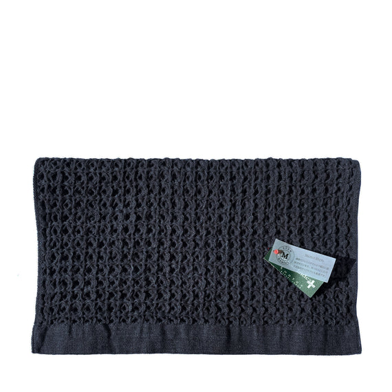 Kontex Brera Waffle Hand Towel - Navy
