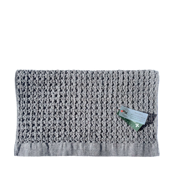 Kontex Lattice Hand Towel - Grey