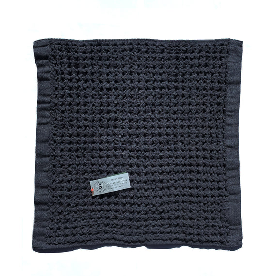 Kontex Lattice Face Cloth - Navy