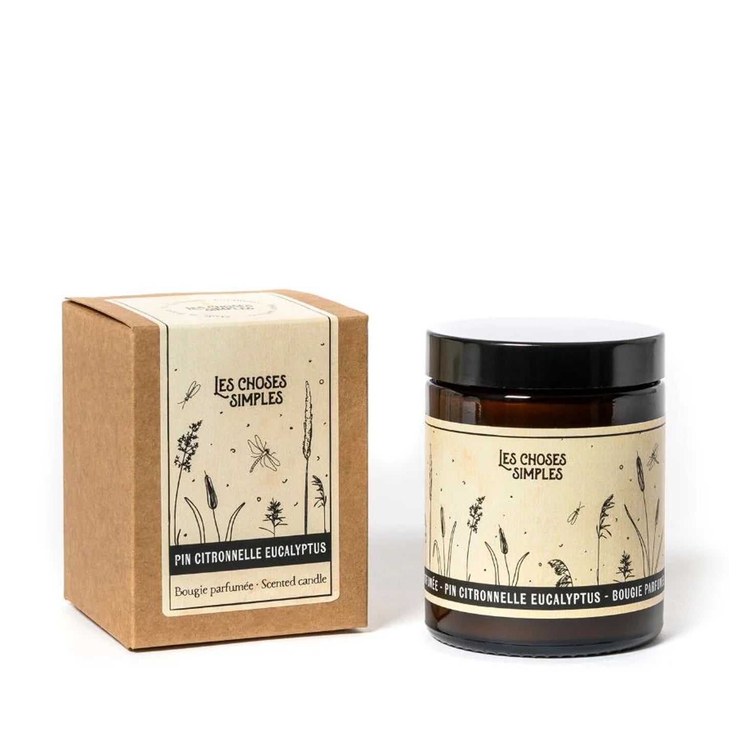 Les Choses Simples Pin Citronelle Eucalyptus Boxed Candle