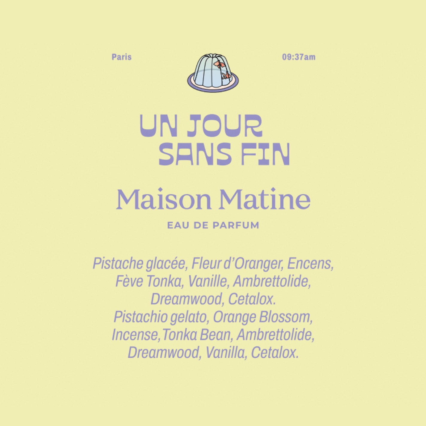Maison Matine Un Jour Sans Fin Eau de Parfum - 100ml