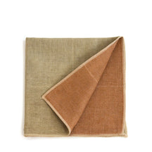 Nawrap Organic Cotton Face Towel - Brown + Green