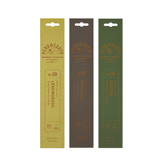 Nippon Kodo Herb & Earth Incense Trio - Value $45