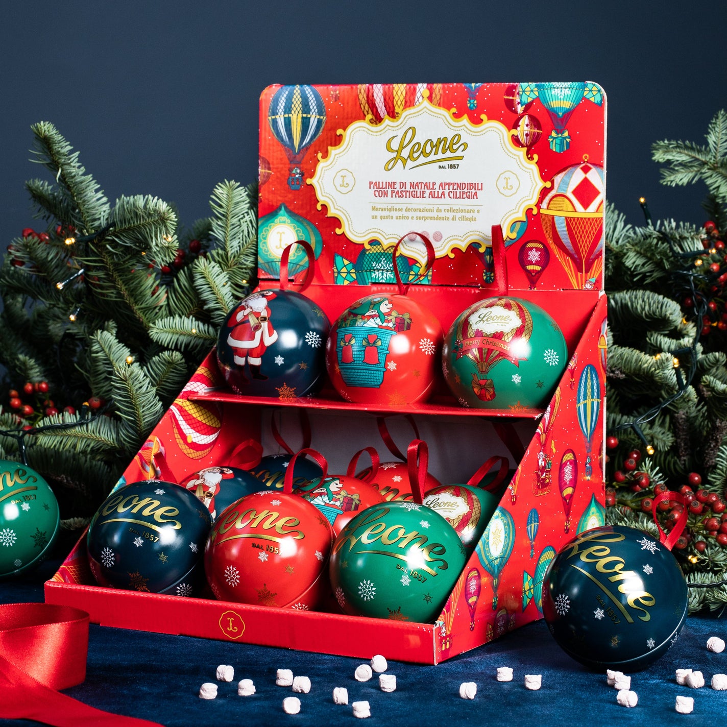 Leone 1857 Sumptuous Cherry Pastilles - Bauble Blue