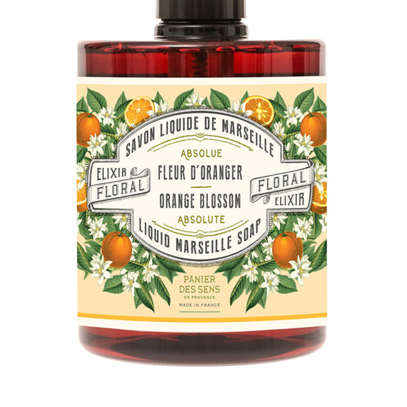 Panier des Sens Orange Blossom Marseille Liquid Soap