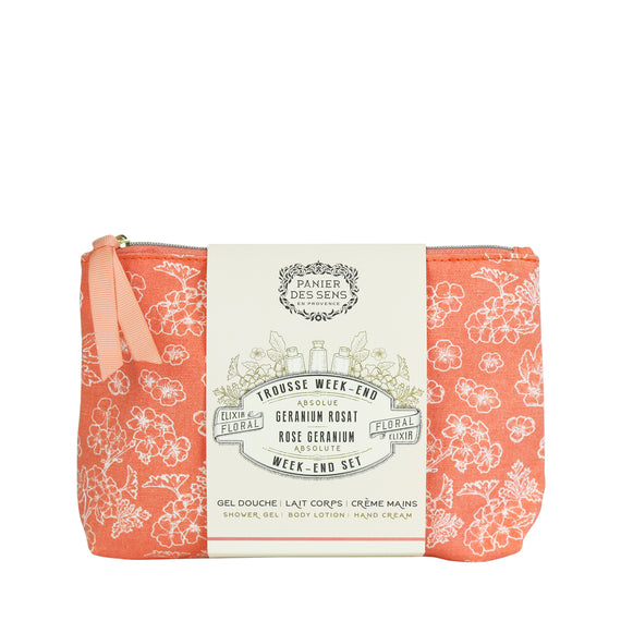 Panier des Sens Rose Geranium Weekend Set - Value $38.00