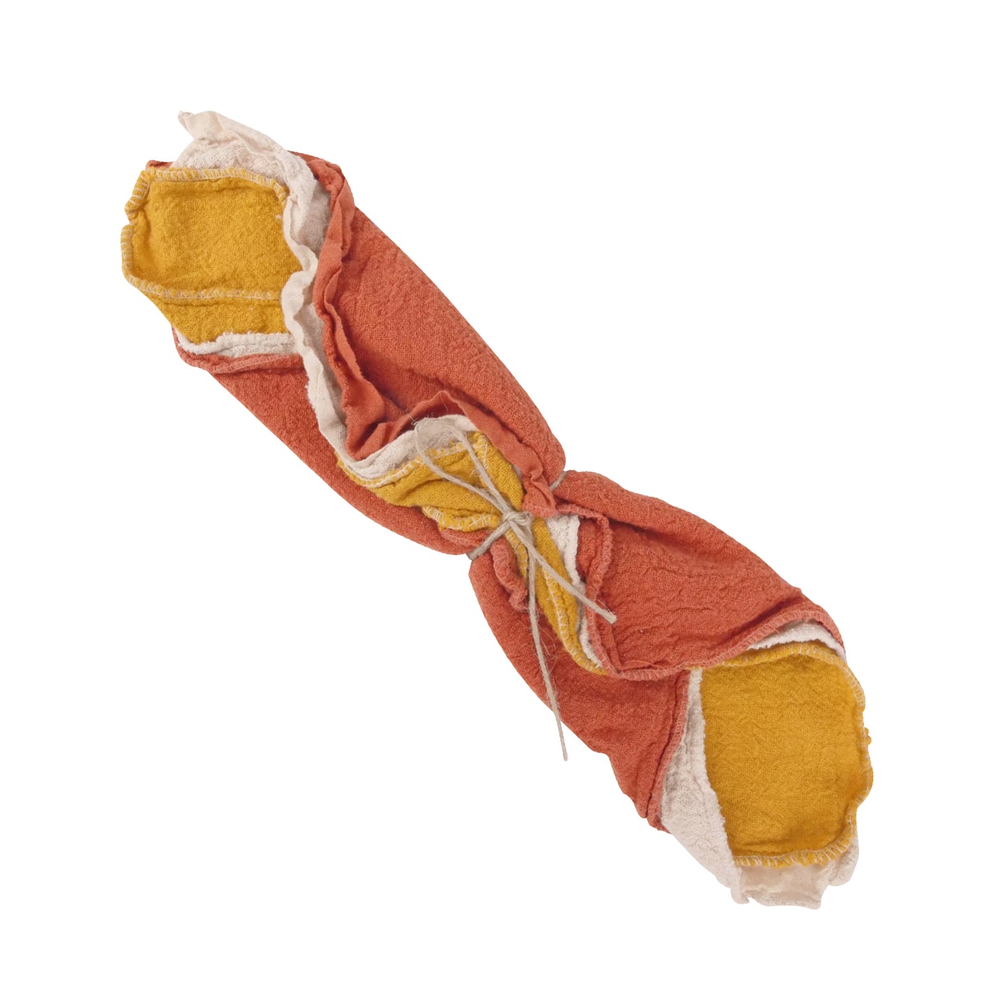 Redecker Multi Purpose Cleaning Cloth Trio - Natural/Yellow/Terracotta