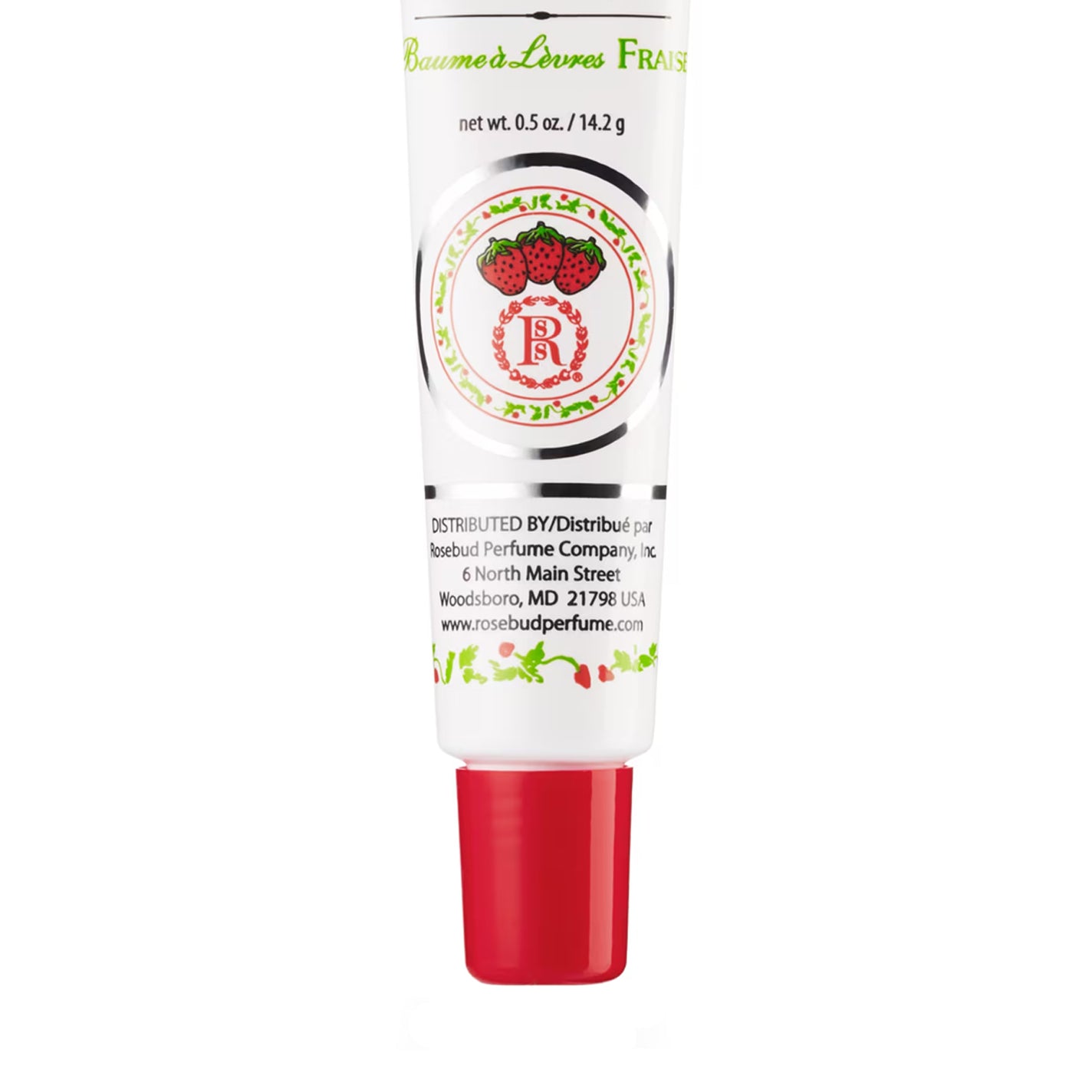 Smith's Rosebud Strawberry Lip Balm - Tube