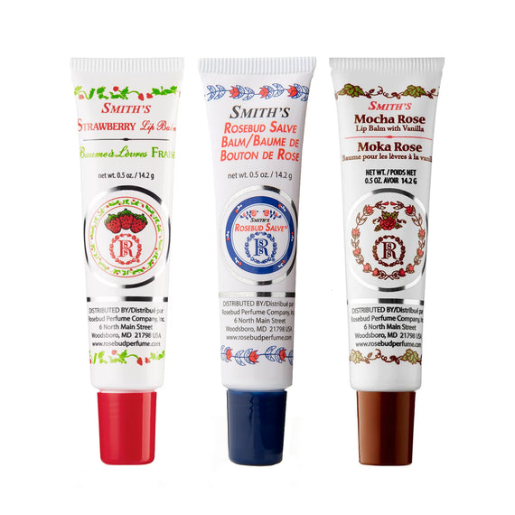 Smith's Rosebud Medley of Lip Balm Tubes