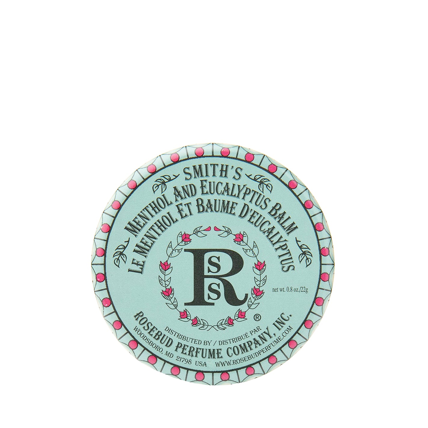 Smith's Rosebud Menthol Eucalyptus Lip Balm - Tin