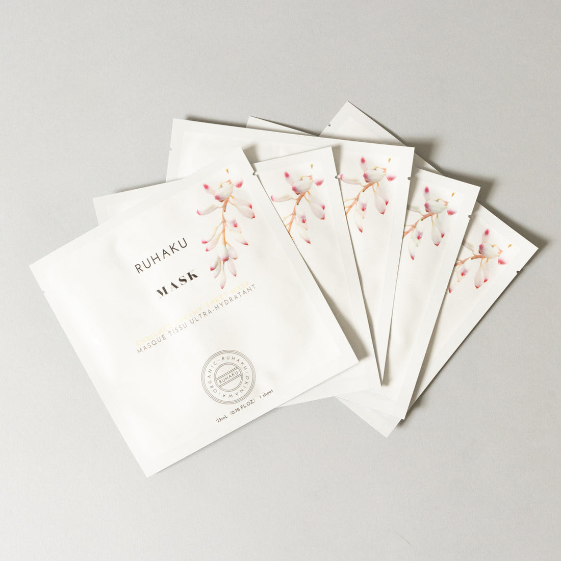 RUHAKU Gettou Enriched Sheet Mask - 5 Sheets