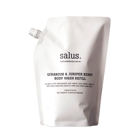 Salus Geranium + Juniper Berry Body Wash Refill - 1L