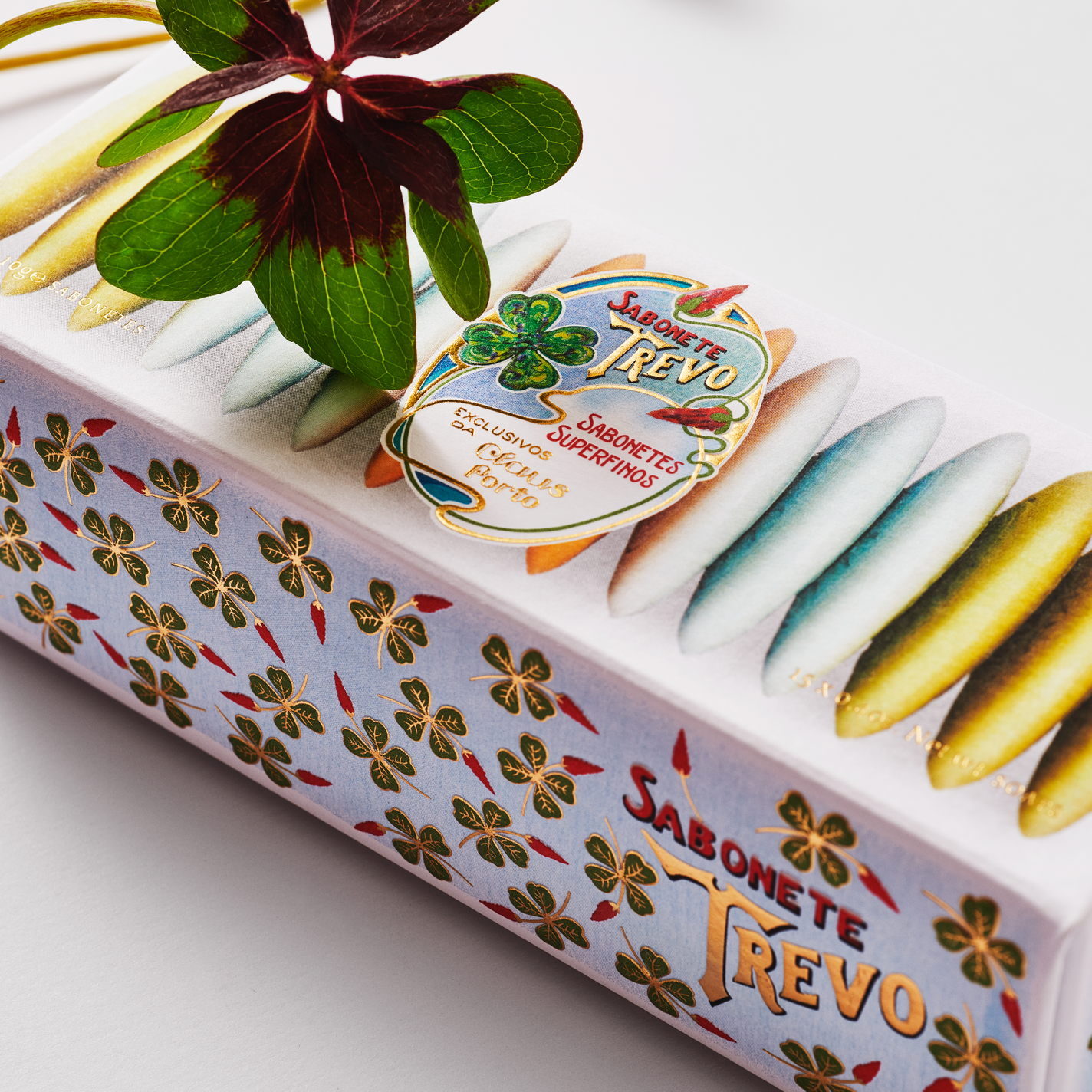 Claus Porto Trevo Guest Soap Box 15 x 10g