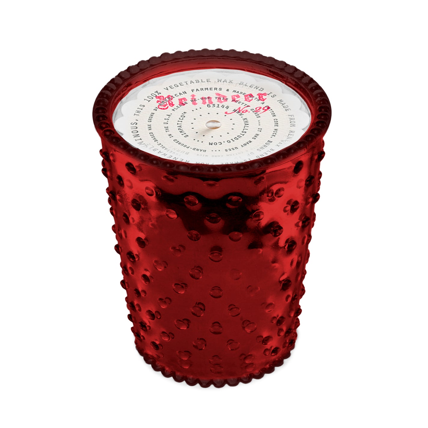 Simpatico Reindeer Hobnail 100hr Candle - Ltd Edition