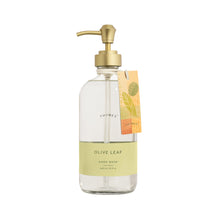 Thymes Olive Leaf Hand Wash in Glass