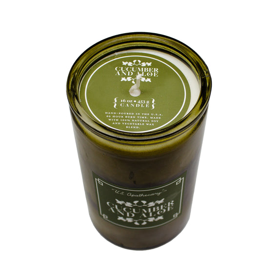 U.S. Apothecary Cucumber & Aloe Candle