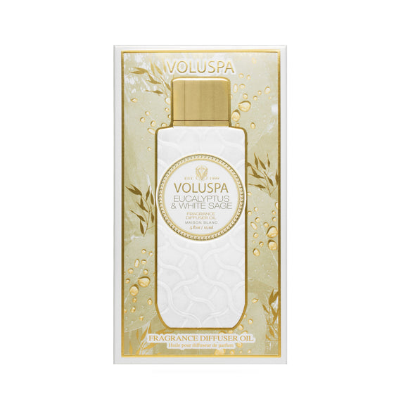 VOLUSPA Eucalyptus & White Sage Ultra Sonic Diffuser Oil