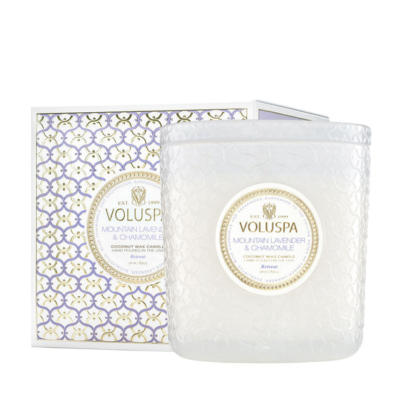 VOLUSPA Mountain Lavender & Chamomile 3 Wick Luxe Candle