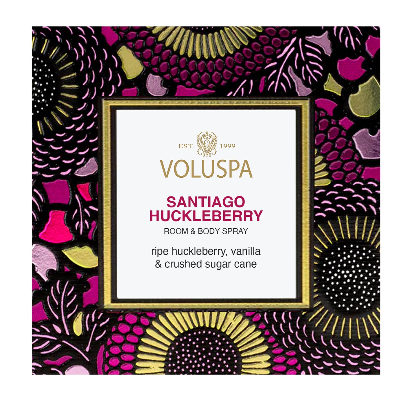 Sample Vial - VOLUSPA Santiago Huckleberry Room + Body Mist