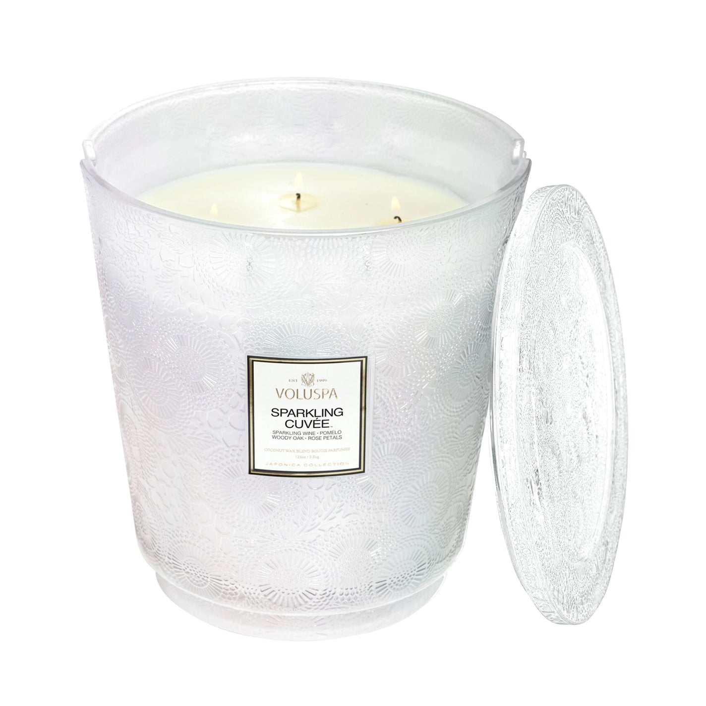 VOLUSPA Sparkling Cuvée 250hr Hearth Candle