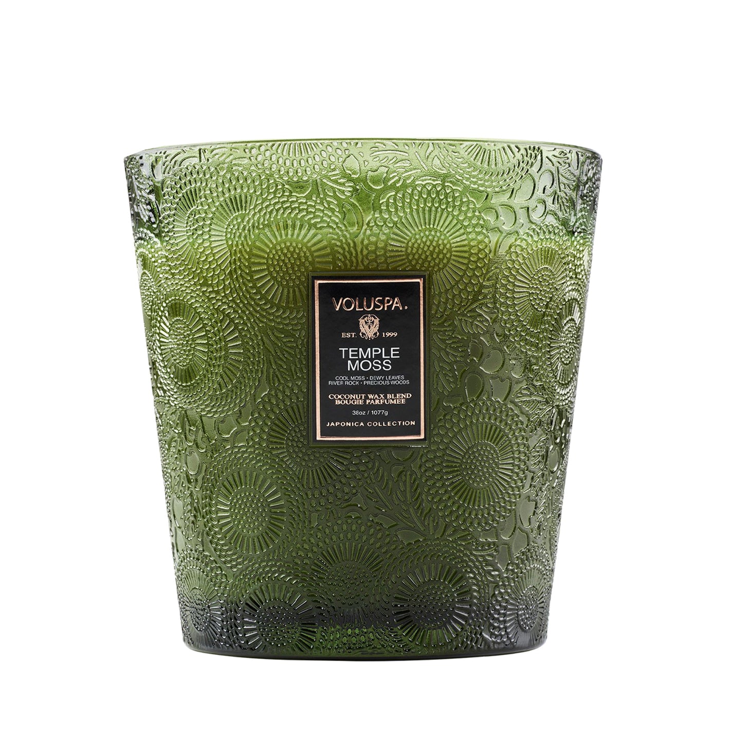 VOLUSPA Temple Moss Boxed 3 Wick Hearth Candle