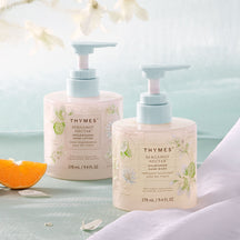Thymes Bergamot Nectar Hand Wash in glass