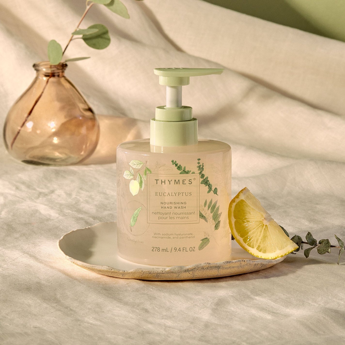 Thymes Eucalyptus Hand Wash in Glass