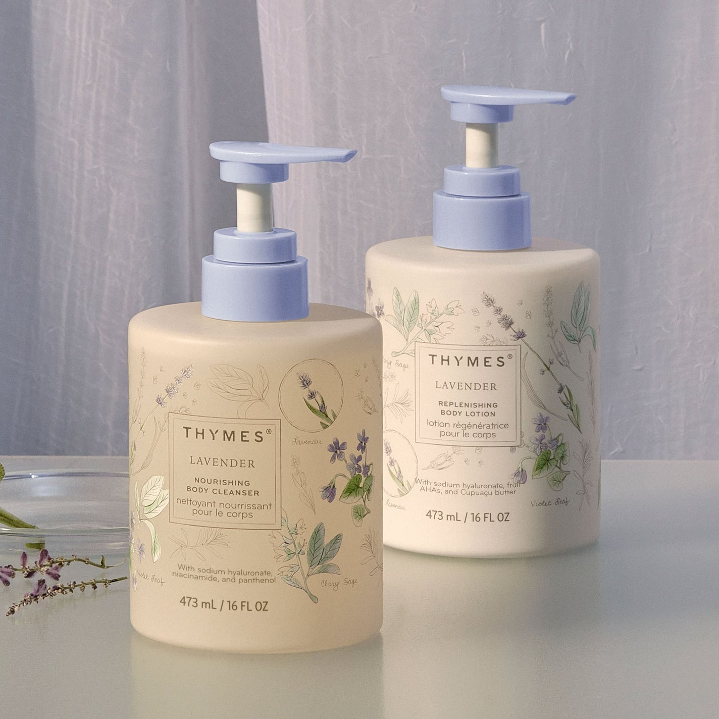 Thymes Lavender Nourishing Body Cleanser