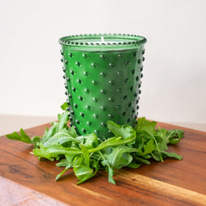 Wild Greens Hobnail 100hr Candle