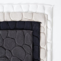 Yoshii Ottaipnu 'Pebble' Bath Mat - Light Grey