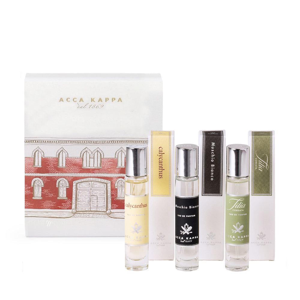 Acca Kappa Eau de Parfum Travel Trio Gift Set for Her