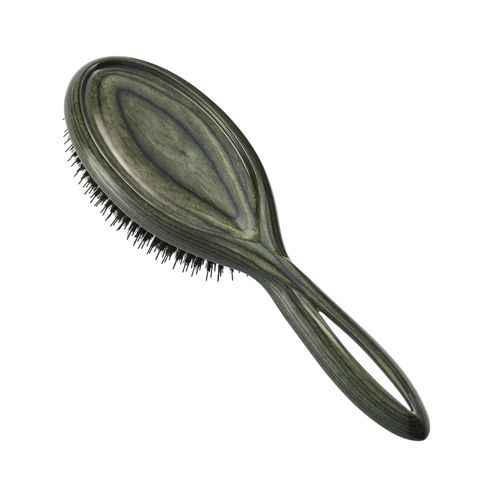 Acca Kappa Infinito Green Lacquered Hair Brush - Bristles