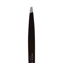 Acca Kappa Professional Inox Slant Tweezers - Black