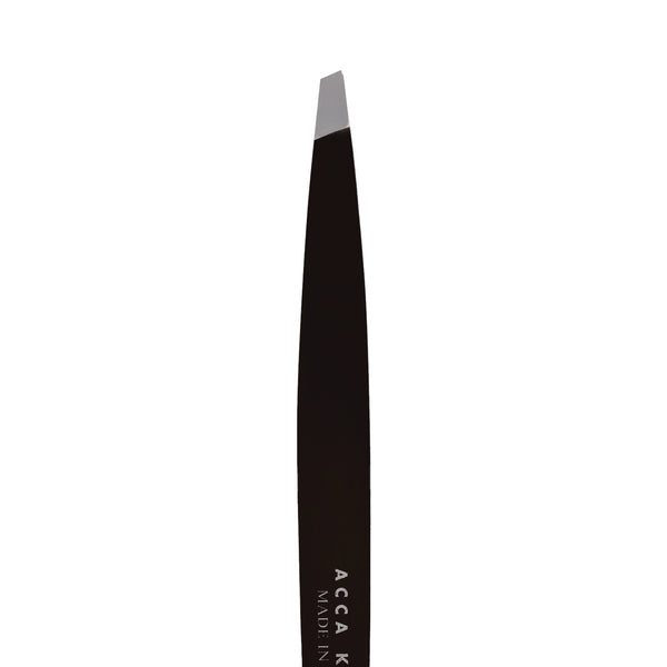 Acca Kappa Professional Inox Slant Tweezers - Black