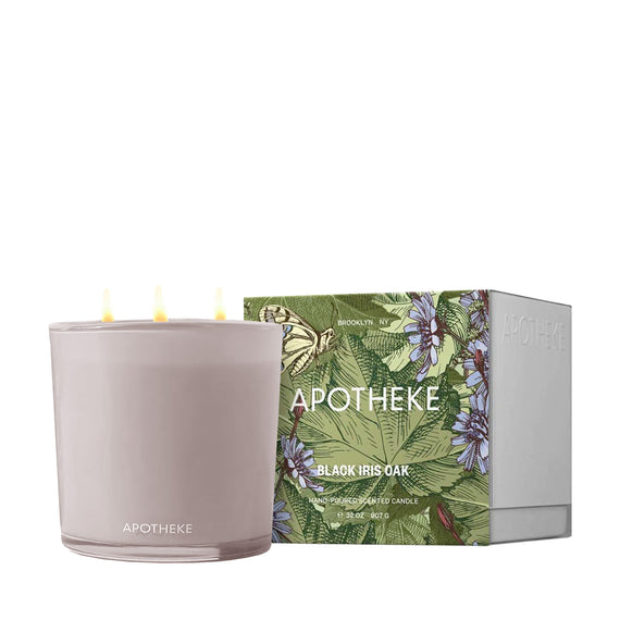 APOTHEKE Black Iris Oak XL 120hr Candle